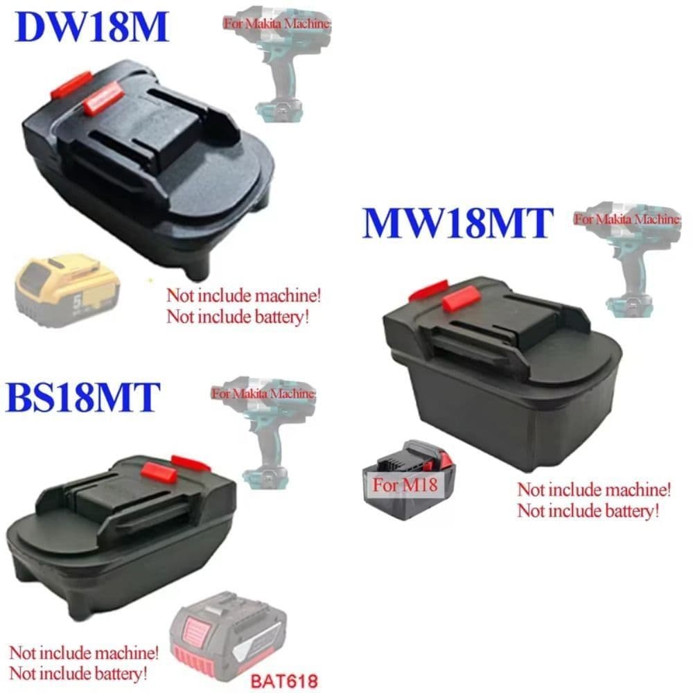 อะแดปเตอร์แบตเตอรี่ AULORAMT, 2 in 1 18V ตัวแปลงแบตเตอรี่ลิเธียม, อะแดปเตอร์แปลงพลาสติกอะแดปเตอร์เครื่องมือไฟฟ้าสําหรับ Dayi แบตเตอรี่ A3 รูปที่ 4
