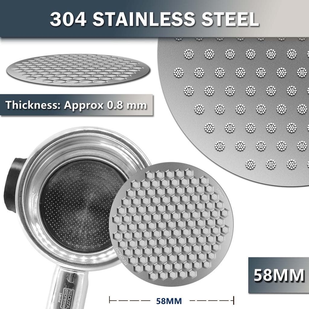 Elec. Smart_Home Espresso Puck Screen / Filter Screen แผ่นกระจายน้ำ ขนาด 51, 58 mm รูปที่ 8