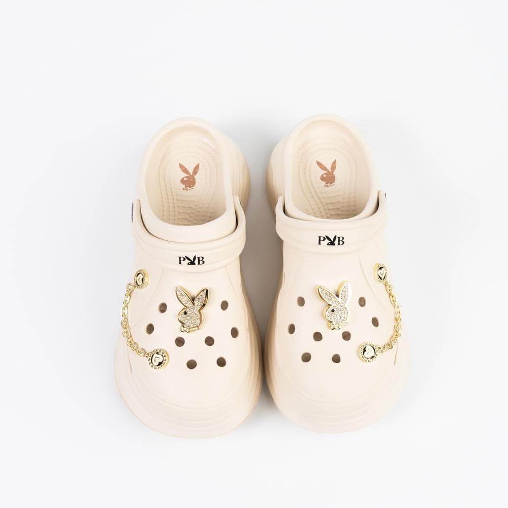 PLAYBOY รุ่น JUMPY Clogs รองเท้าทรงคล็อก รหัสST-HS254C140 ดีไซน์ยางนิ่มเสริมส้น มี 3 สี Midnight/Vanilla/Milk รูปที่ 5
