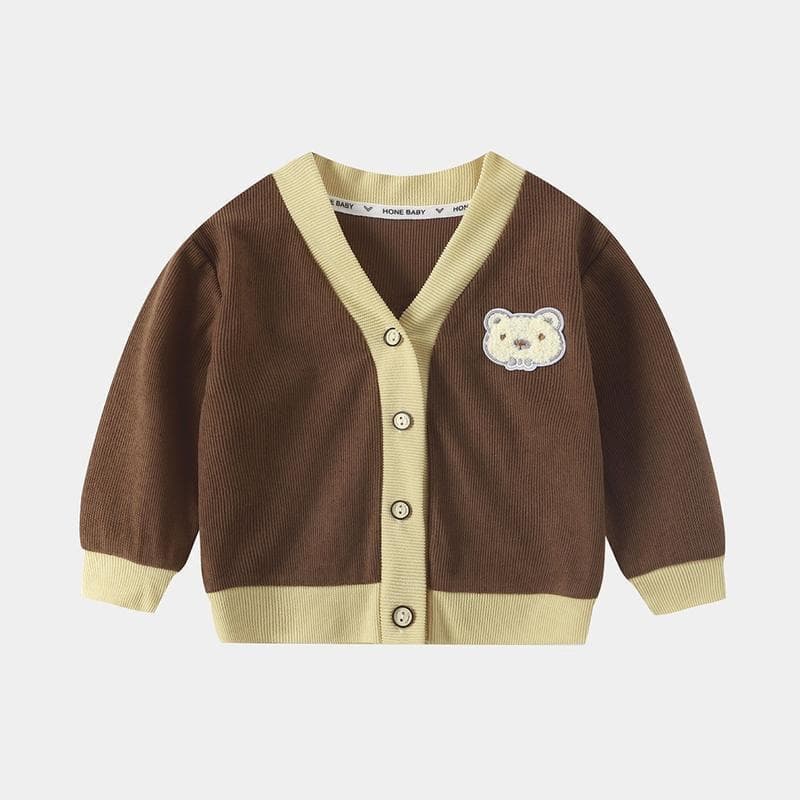 Dolemi Baby เสื้อกันหนาวเด็กหญิง ผ้าลูกฟูก เสื้อแขนยาว สีสดใส นิ่มใส่สบาย น่ารัก กระดุม ลายน่ารัก รูปที่ 3