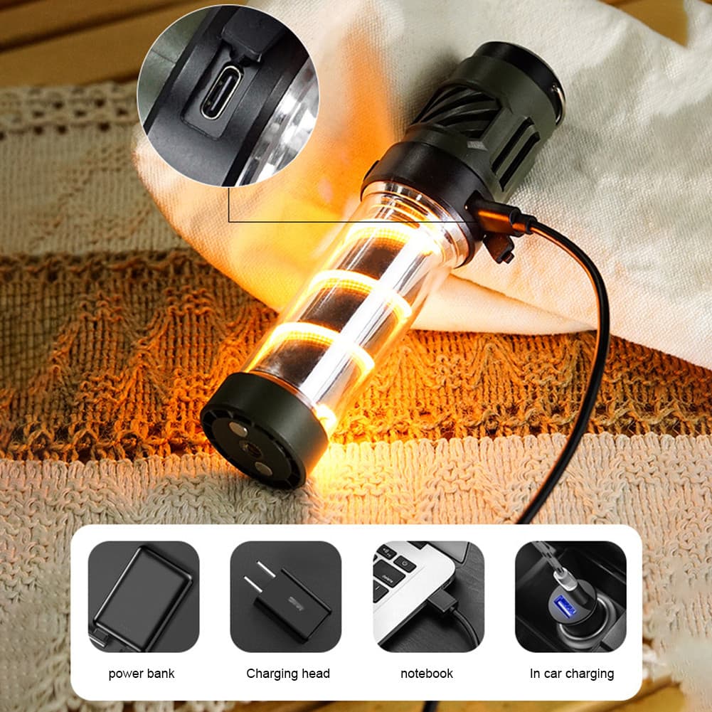 โคมไฟไล่ยุงแบบชาร์จ USB สำหรับแคมปิ้งและการใช้งานกลางแจ้ง รูปที่ 9