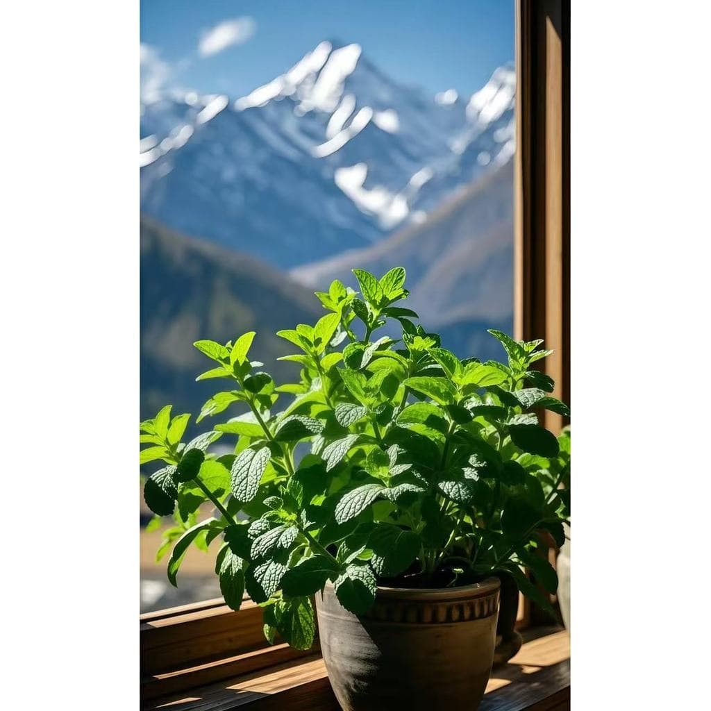 Edible Natural Mint Herbs Seeds ปลูกง่าย เมล็ดสะระแหน่ ตั้งค่าโครงการ สะระแหน่ตั้งค่าโครงการ รูปที่ 7
