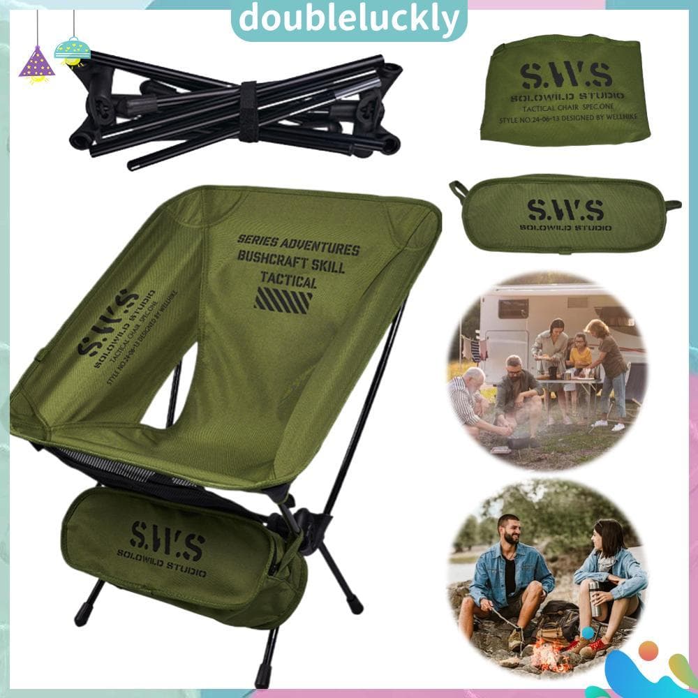 เก้าอี้ตั้งแคมป์พับได้ ผ้า Oxford Ultralight เก้าอี้เดินทางที่ถอดออกได้ Camping Longue ที่นั่งสําหรับการตั้งแคมป์กลางแจ้งเดินป่า รูปที่ 3