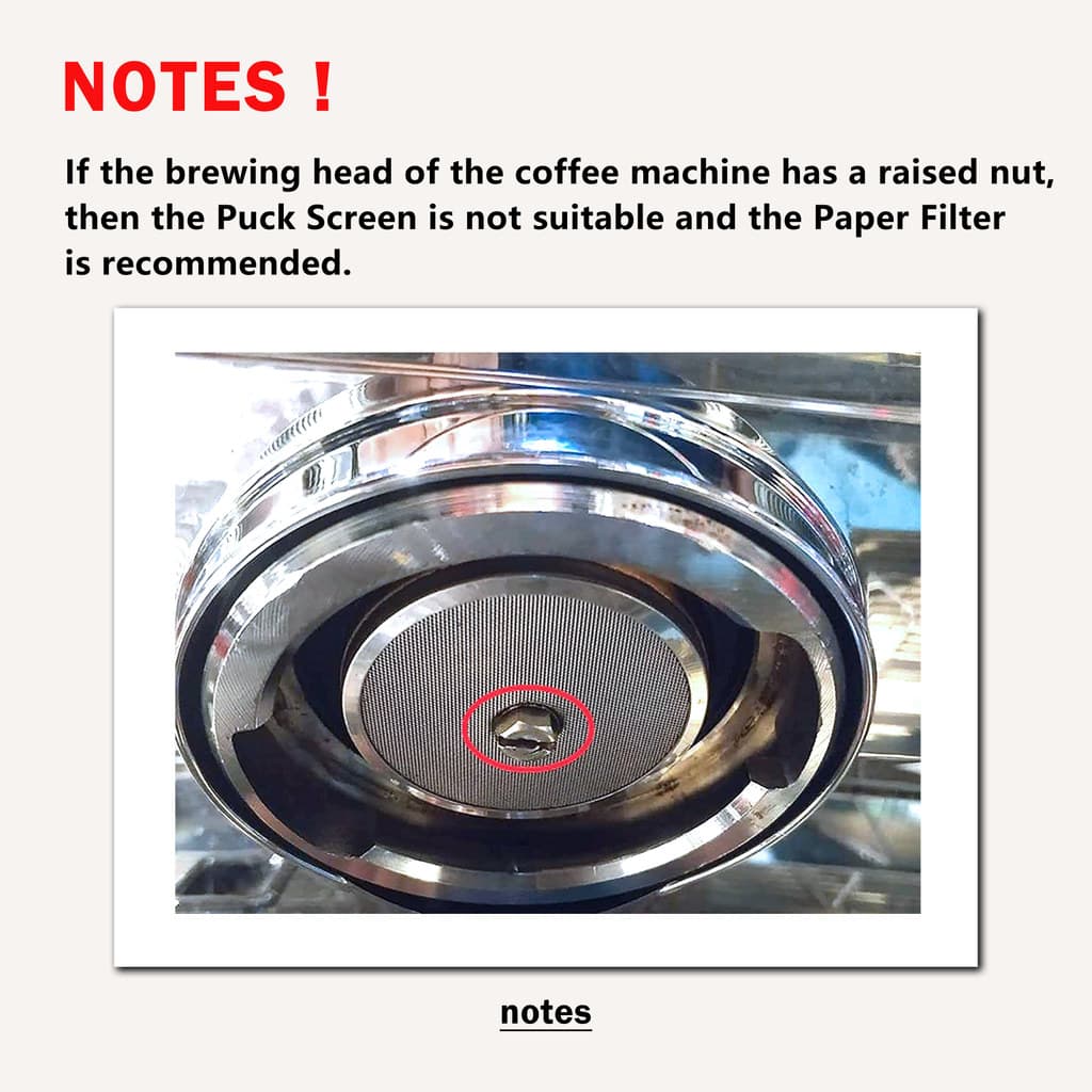 Elec. Smart_Home Espresso Puck Screen / Filter Screen แผ่นกระจายน้ำ ขนาด 51, 58 mm รูปที่ 9