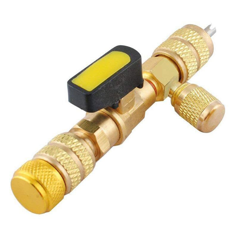 เครื่องมือถอดแกนวาล์วเครื่องปรับอากาศรถยนต์ SAE 1/4 นิ้ว 5/16 นิ้ว สําหรับ R22 R410A รูปที่ 3