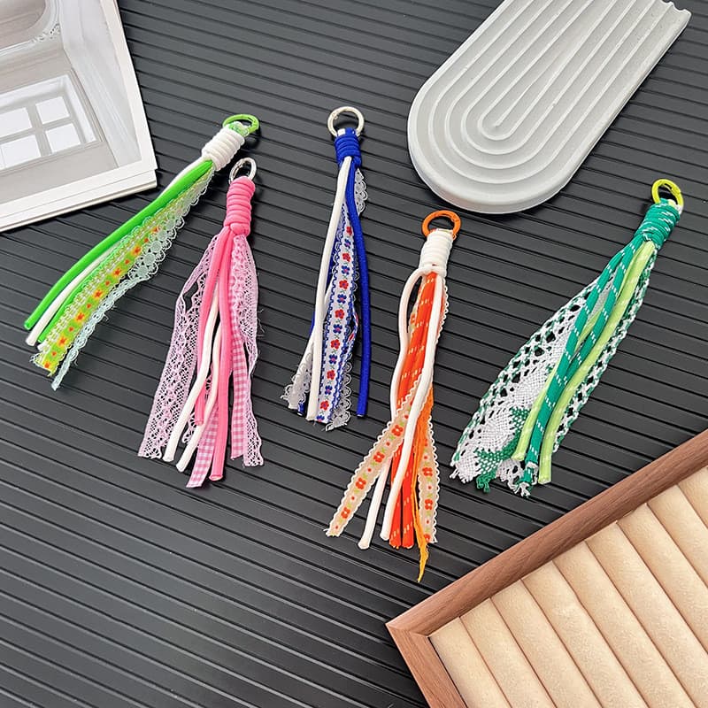 DIY Miu-inspired Instagram-worthy bag Charm, ขอบลูกไม้, ของเล่นตุ๊กตาอินเทรนด์ครอบงํา, พวงกุญแจ, เครื่องประดับกล่องตาบอด, เชือก รูปที่ 7