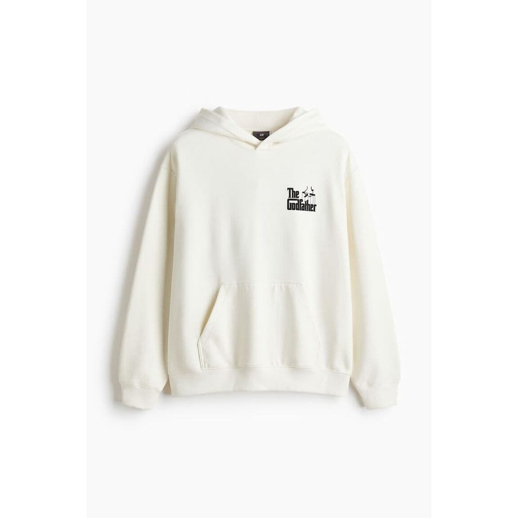 H&M ฮู้ดดี้ทรงหลวมลายพิมพ์ Men Loose Fit Printed hoodie 1306773_1 รูปที่ 5