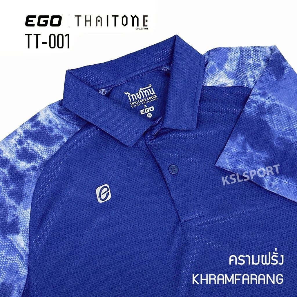 ใหม่! Ego Sport เสื้อโปโล อีโก้ สปอร์ต Tie dye รุ่น Thai Tone T001 เสื้อคอปก มัดย้อม TT-001 รูปที่ 3