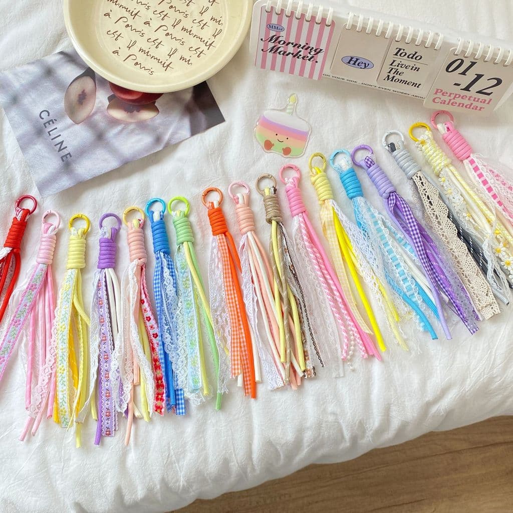 DIY Miu-inspired Instagram-worthy bag Charm, ขอบลูกไม้, ของเล่นตุ๊กตาอินเทรนด์ครอบงํา, พวงกุญแจ, เครื่องประดับกล่องตาบอด, เชือก รูปที่ 6
