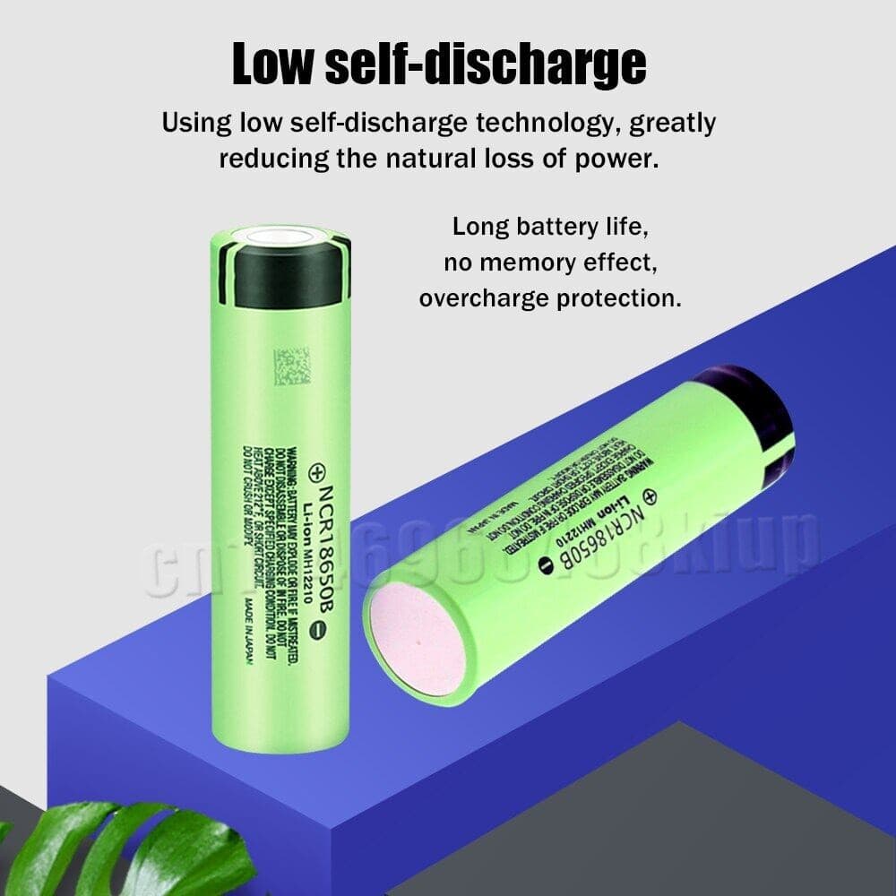 Panasonic 18650 NCR18650A 3.7V 6800mAh discharge 20A แบตเตอรี่ลิเธียมแบบชาร์จไฟได้สําหรับไฟฉายพัดลม รูปที่ 6