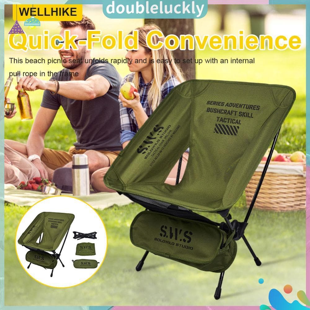 เก้าอี้ตั้งแคมป์พับได้ ผ้า Oxford Ultralight เก้าอี้เดินทางที่ถอดออกได้ Camping Longue ที่นั่งสําหรับการตั้งแคมป์กลางแจ้งเดินป่า รูปที่ 6