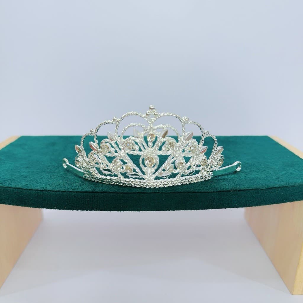 มงกุฏชุดไทย กะบังหน้าเด็ก–ผู้ใหญ่ ใส่ได้ | เครื่องประดับผมนางรำ ชุดไทยโบราณ รูปที่ 6