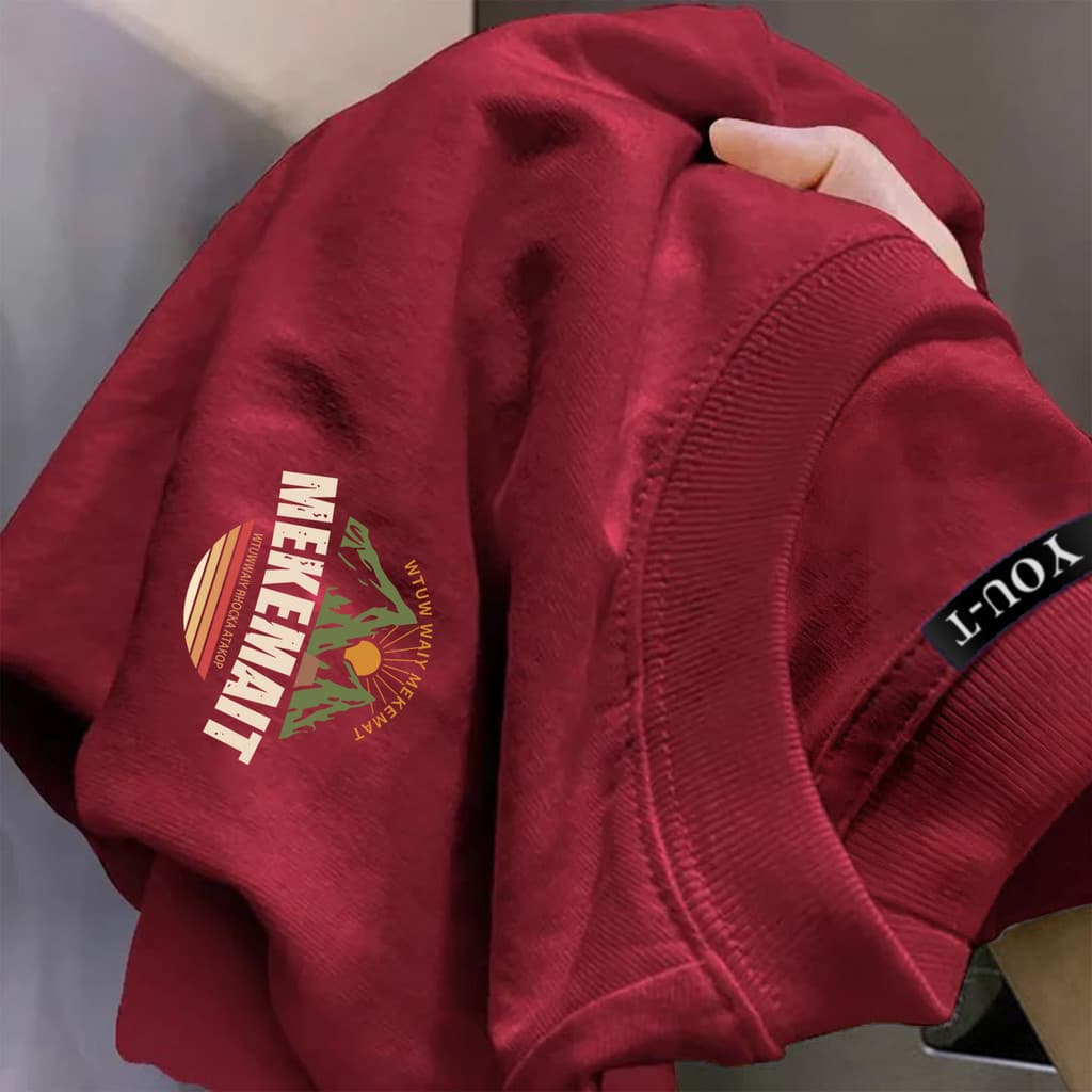 ChillTeeเสื้อยืด oversize ผ้าCotton เสื้อแฟชั่น 'MEKEMAIT' สบายและนุ่ม แขนสั้น สตรีทแฟชั่น ฤดูร้อน ไม่ต้องรีด รูปที่ 5