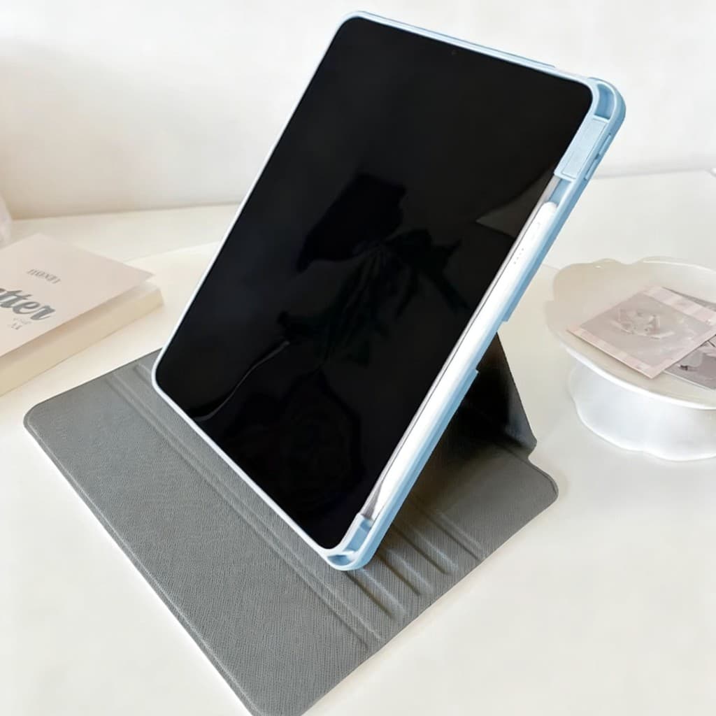 เคสไอแพด ปรับองศาได้360 องศา for iPad A16 gen11 gen10 Air7 Air6/5/4 Pro11 Gen9/8/7 Air11 ใส่ปากกาได รูปที่ 3
