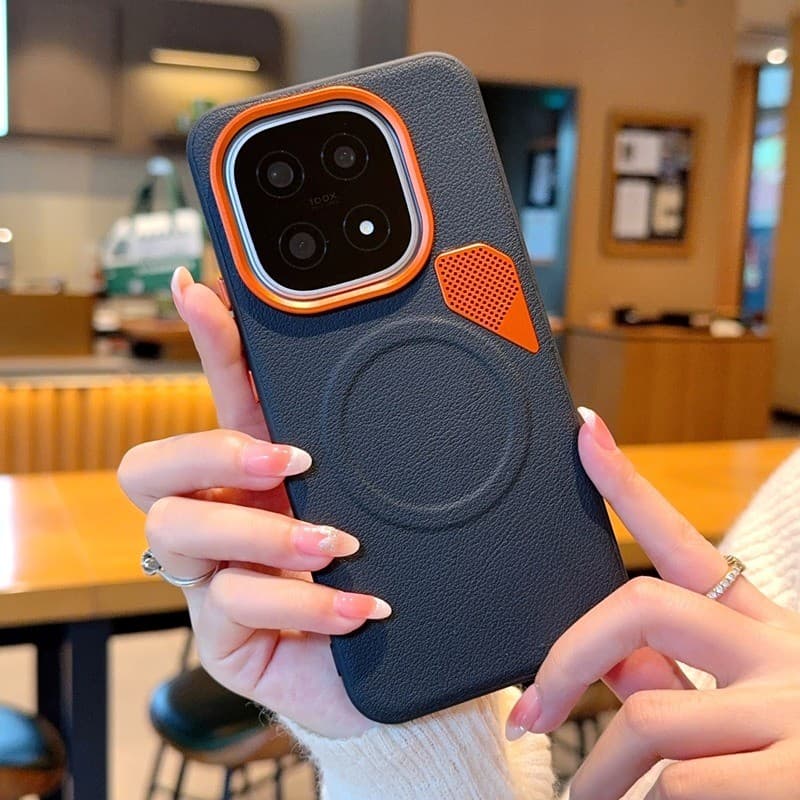 การกระจายความร้อนเคสโทรศัพท์แม่เหล็กสําหรับIQOO 15 13 Z10 Zurbo Pro/Pro+ Y300GTเลนส์โลหะธรรมดาหนังAnti drop Case Sensitiveปุ่มอิสระฝาครอบป้องกัน รูปที่ 6