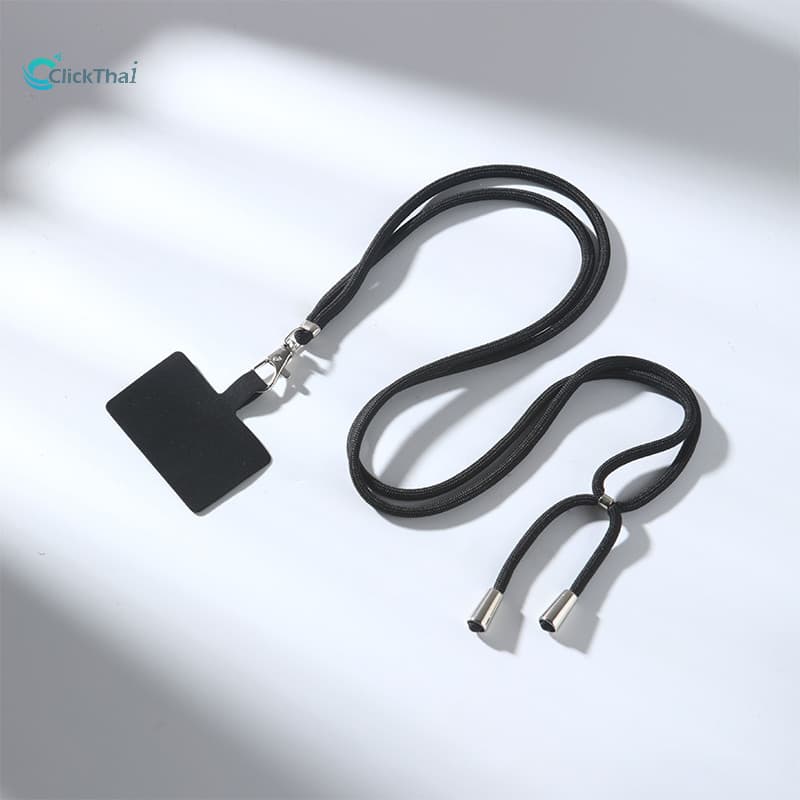 สายเชือกคล้องโทรศัพท์มือถือ ป้องกันการสูญหาย -cross Body Phone Case Lanyard No-hole Lanyard สายคล้องคอโทรศัพท์แบบปรับได้ รูปที่ 6