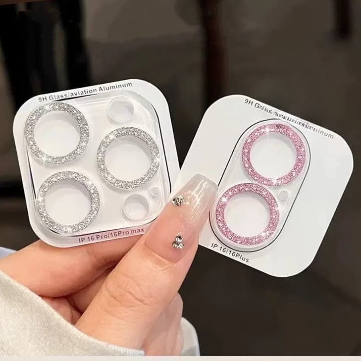 ฟิล์มกล้อง For iphone 11 12 13 14 15 16 17 Pro Max 17 Air 13 12 Mini 14 15 16 Plus 17 16Pro ฟิล์ม กระจก เพชรแฟลชรุ่นใหม่ รูปที่ 3