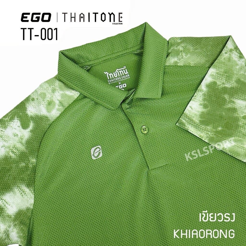 ใหม่! Ego Sport เสื้อโปโล อีโก้ สปอร์ต Tie dye รุ่น Thai Tone T001 เสื้อคอปก มัดย้อม TT-001 รูปที่ 4