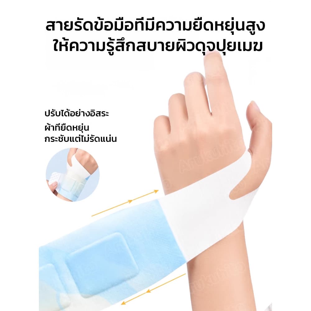 อันดับ1แผ่นประคบร้อนด้วยไอน้ำสำหรับข้อมือ แก้เส้นเอ็นอักเสบ/แผ่นร้อน แผ่นประคบร้อน พันมือ แบบพกพา ซัพพอร์ข้อมือ บรรเทาอาการปวดข้อมือ/เคล็ดขัดยอก/ข้อมือตึง/อาการบวมและอักเสบ รูปที่ 5