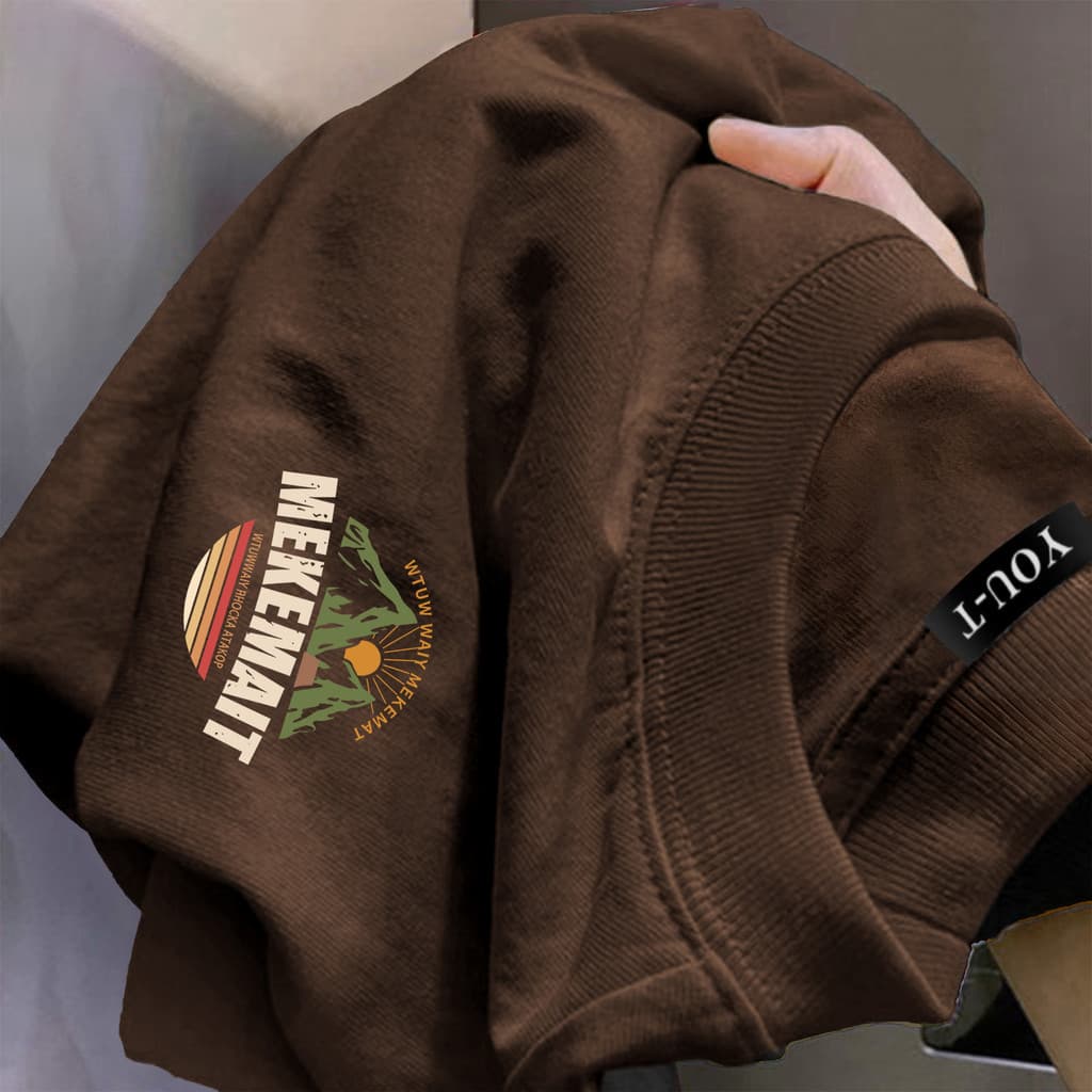 ChillTeeเสื้อยืด oversize ผ้าCotton เสื้อแฟชั่น 'MEKEMAIT' สบายและนุ่ม แขนสั้น สตรีทแฟชั่น ฤดูร้อน ไม่ต้องรีด รูปที่ 2