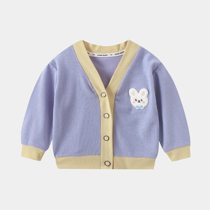 Dolemi Baby เสื้อกันหนาวเด็กหญิง ผ้าลูกฟูก เสื้อแขนยาว สีสดใส นิ่มใส่สบาย น่ารัก กระดุม ลายน่ารัก รูปที่ 7