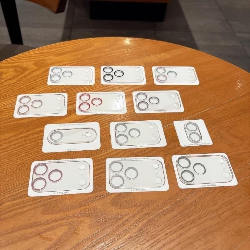 ฟิล์มกล้อง For iphone 11 12 13 14 15 16 17 Pro Max 17 Air 13 12 Mini 14 15 16 Plus 17 16Pro ฟิล์ม กระจก เพชรแฟลชรุ่นใหม่ รูปที่ 9