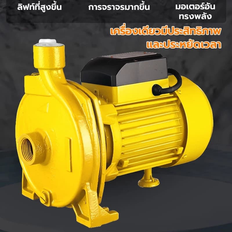 ปั๊มน้ำหอยโข่ง 1นิ้ว/2นิ้ว/3นิ้ว แรงม้า ปั้มหอยโข่ง ปั้มน้ำแรงดัน 1500W ปั้มน้ำ ใบพัดทองเหลือง ทนทาน รูปที่ 3