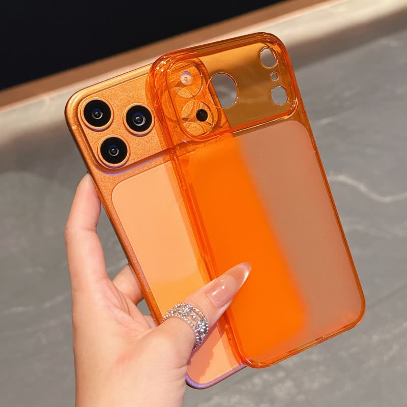 Simple สีทึบ TPU soft Case สําหรับ iPhone 13 14 15 16 17 Pro Max ปลอก Anti fall ฝาครอบป้องกันสําหรับ iPhone16 กรณี รูปที่ 2