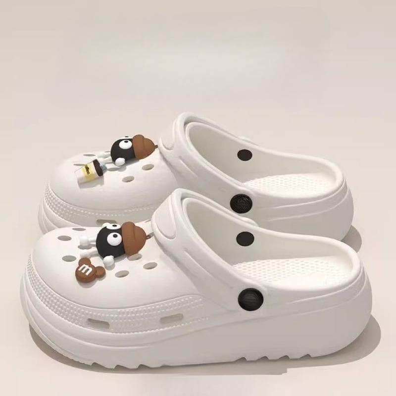 Icy.Sport มาใหม่ ผู้หญิงบอลถ่านหินหลุมรองเท้าฤดูร้อนหนาแต่เพียงผู้เดียวลื่นกลิ่นหลักฐานสวมใส่ดีX122 รูปที่ 2