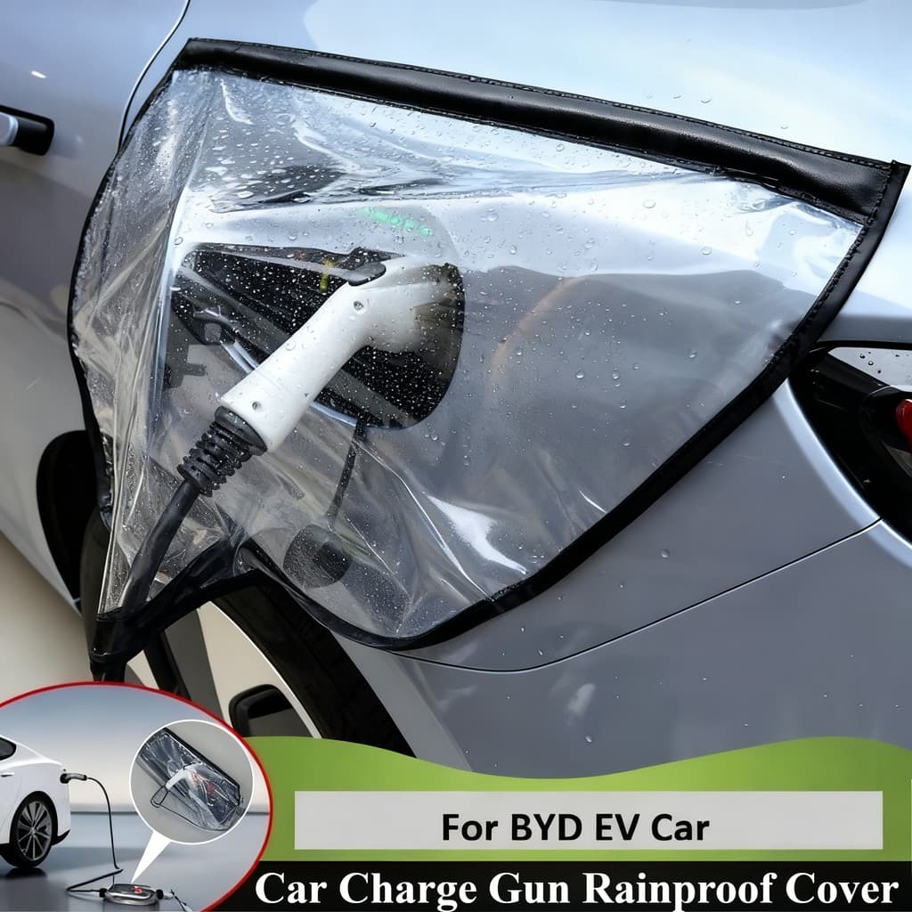 Byd ซีล atto 3 ปลาโลมา car charger ฝาครอบแม่เหล็กกันน้ํา ฝาครอบป้องกันพอร์ตชาร์จ รูปที่ 1