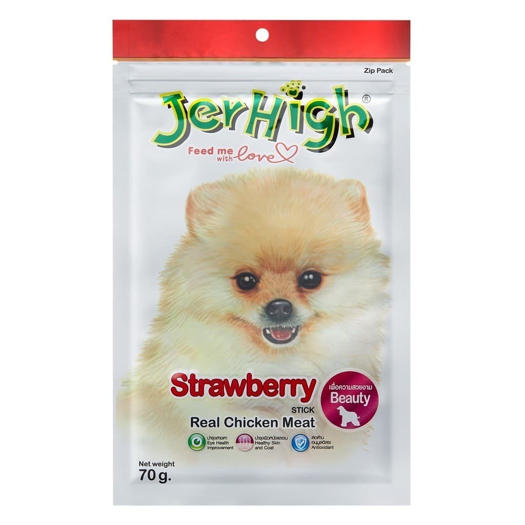 Jerhigh Stick ขนมสุนัข เจอร์ไฮ ขนาด 60 g. มีหลากหลายรสชาติ รูปที่ 5