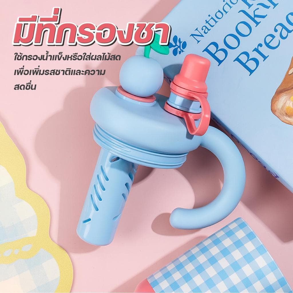 แก้วน้ำเก็บอุณหภูมิ 800ml สแตนเลส316 ลายสก๊อต ดื่มได้2แบบ 2in1 กันรั่ว พกพาง่าย สีสวย3แบบ รูปที่ 9