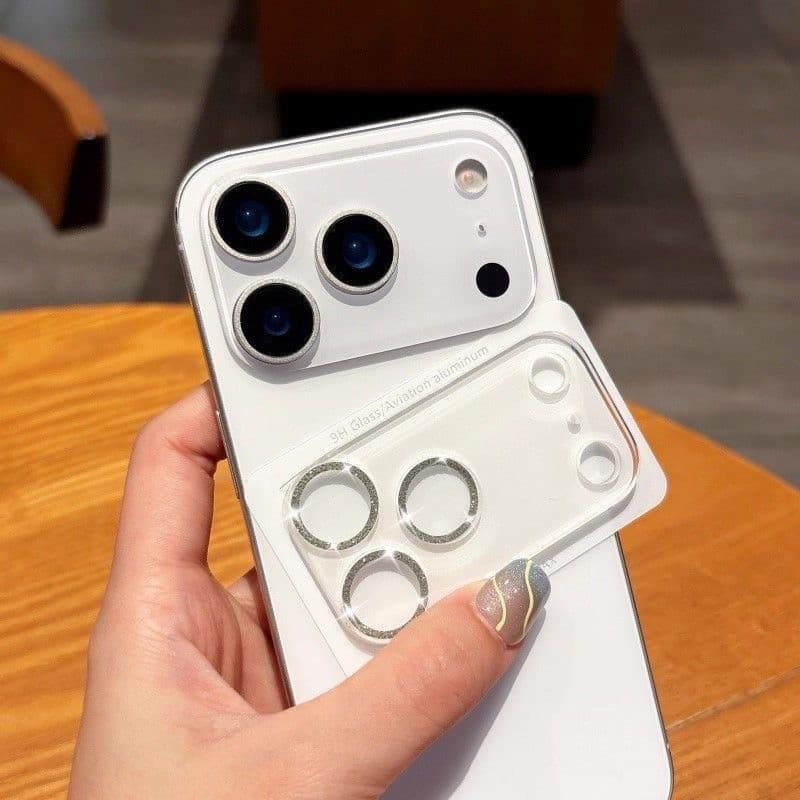 ฟิล์มกล้อง For iphone 11 12 13 14 15 16 17 Pro Max 17 Air 13 12 Mini 14 15 16 Plus 17 16Pro ฟิล์ม กระจก เพชรแฟลชรุ่นใหม่ รูปที่ 7