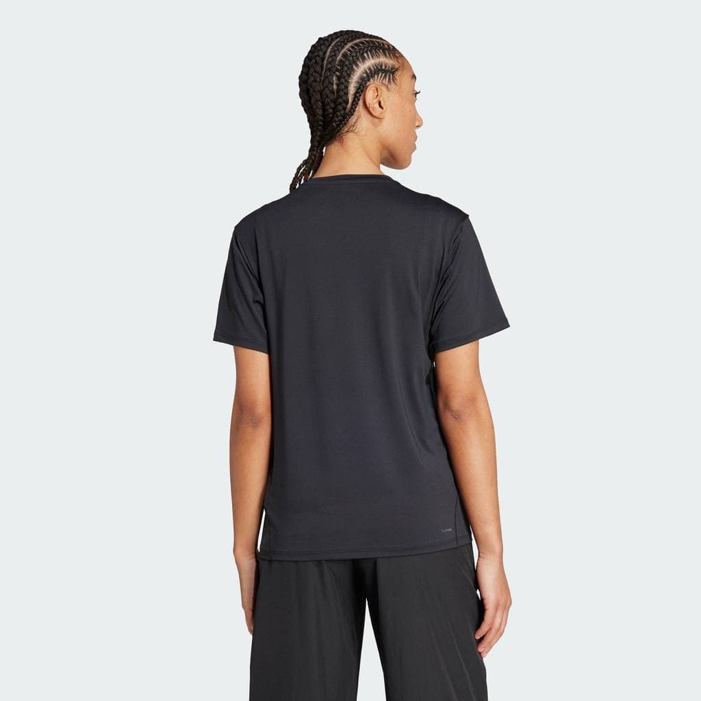 adidas Gym & Training เสื้อยืด Designed For Training Go To ผู้หญิง สีดำ KB5676 รูปที่ 2