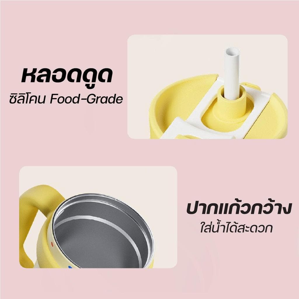 แก้วเก็บความเย็น 1000ML สแตนเลส316 แก้วเยติ แก้วน่ารัก แก้วเก็บอุณหภูมิ แก้วสแตนเลส แก้วน้ำ รูปที่ 4