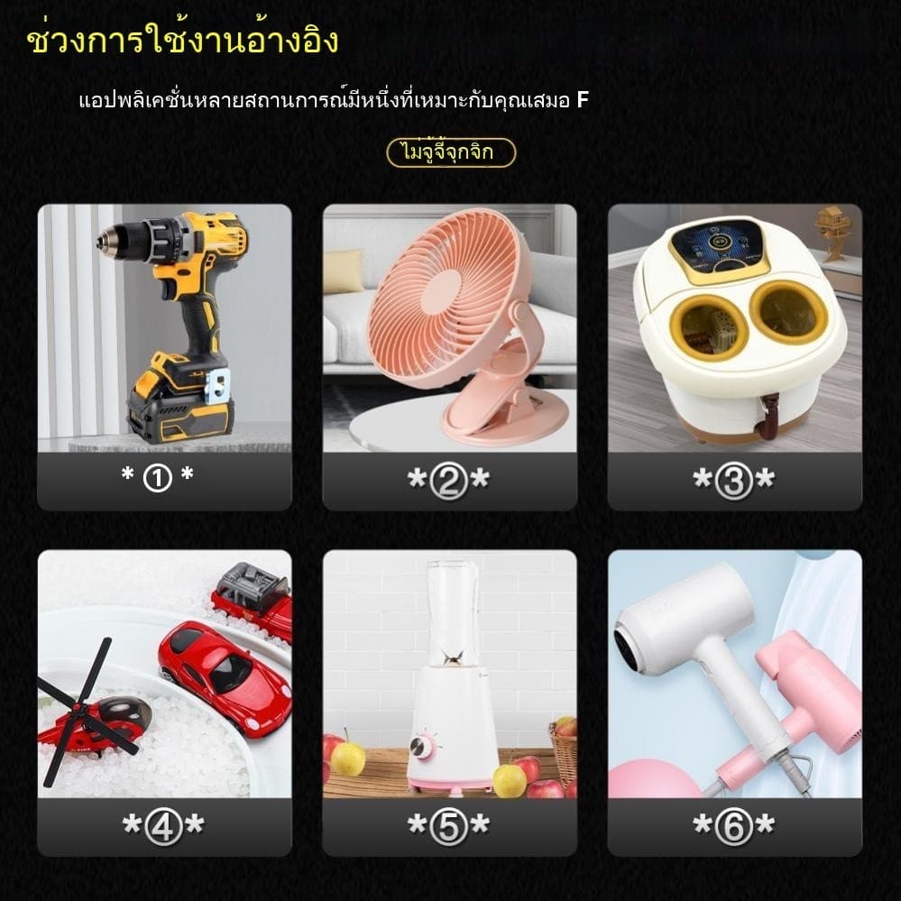 DC 12V/24V RS755 มอเตอร์พัดลมส่ายหัวและอุปกรณ์เสิมไฟฟ้ากระแสตรง dc 12v กำลังแรง มอเตอร์พัดลมกระแสตรง RS755 รูปที่ 6