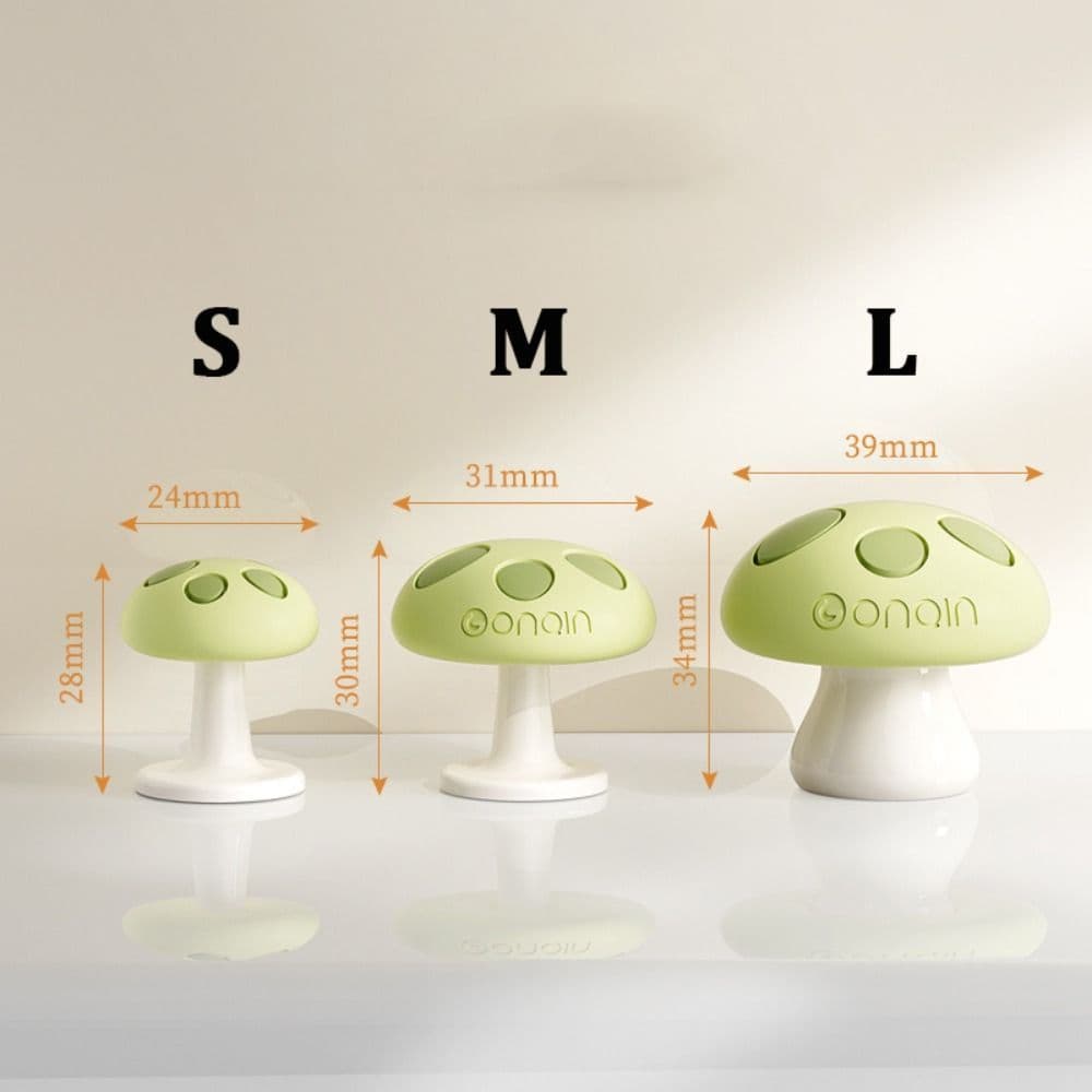 LONTIME ปุ่มกดถังชักโครก, กาวเล็บป้องกันห้องน้ํากดปุ่ม, เห็ดรูป Creative Multifunctional ถังน้ํา Push Switch รูปที่ 2