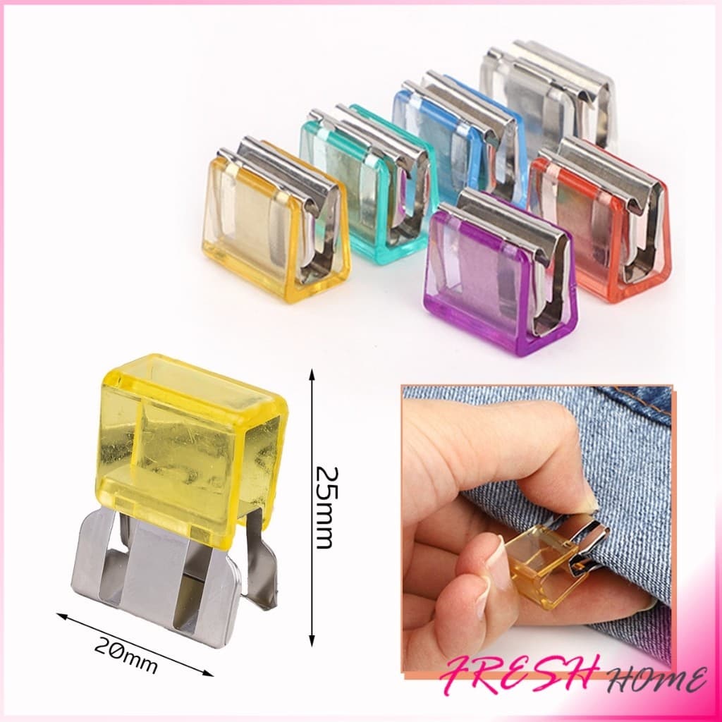 Fresh คลิปหนีบขากางเกง ชายเสื้อ ไม่มีตะเข็บซ่อนหัวเข็ม Trouser clip รูปที่ 7