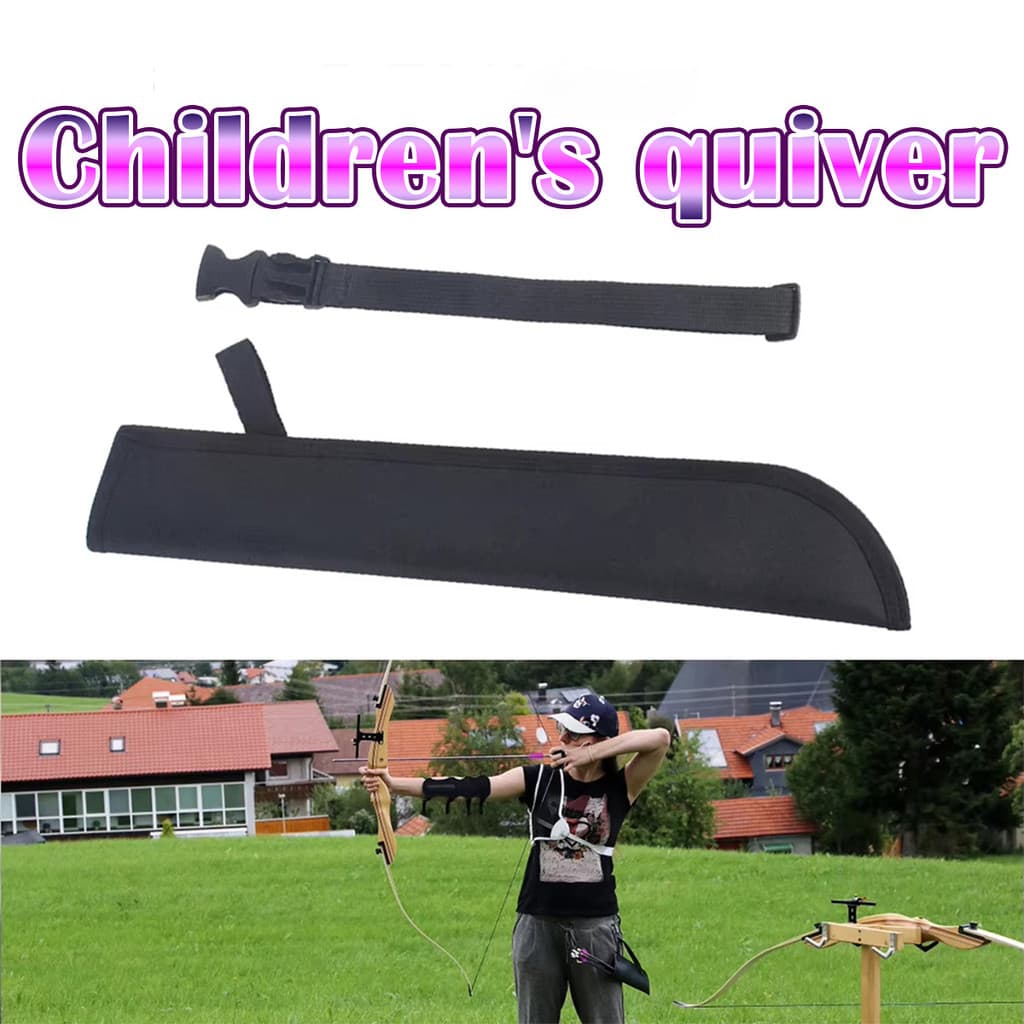 ของมาใหม่！กระเป๋าใส่ลูกธนูสำหรับเด็ก เอวปรับได้ ถุงธนูลูกศร เนื้อผ้าแข็งแรงทนทาน ใช้กับคันธนูแบบรีเคิร์ฟและคอมพาวด์ รูปที่ 8