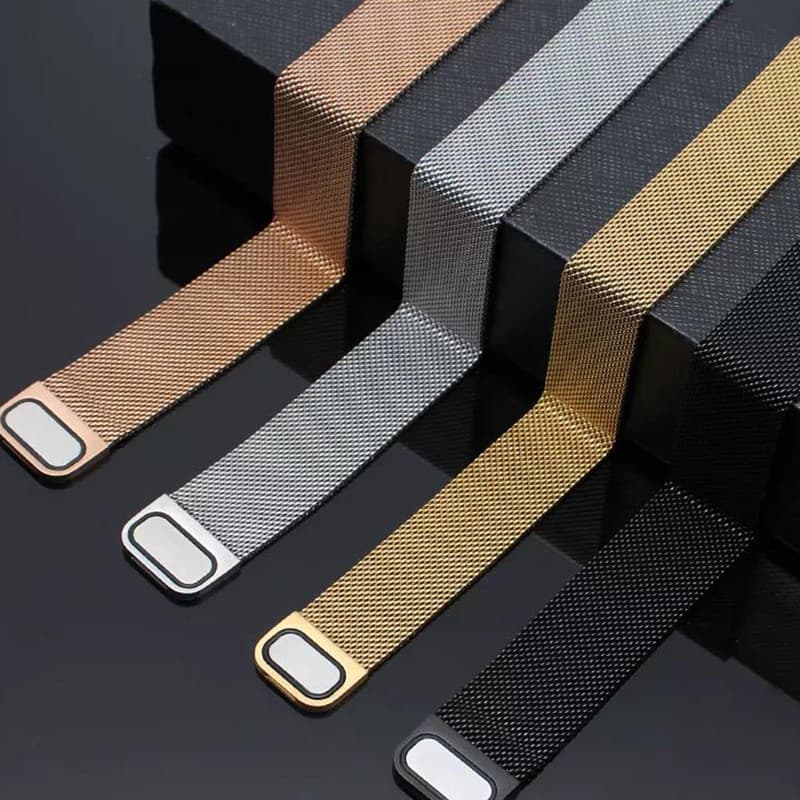 20mm 22mm สายรัดแม่เหล็ก Milanese Loop for Amazfit Bip 6 5 สายรัดโลหะ for Redmi Watch 5 Active 5 Lite /Huawei /Garmin รูปที่ 9