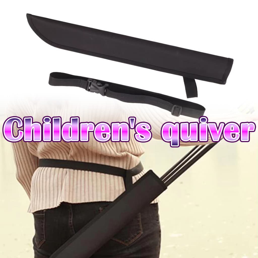 ของมาใหม่！กระเป๋าใส่ลูกธนูสำหรับเด็ก เอวปรับได้ ถุงธนูลูกศร เนื้อผ้าแข็งแรงทนทาน ใช้กับคันธนูแบบรีเคิร์ฟและคอมพาวด์ รูปที่ 4