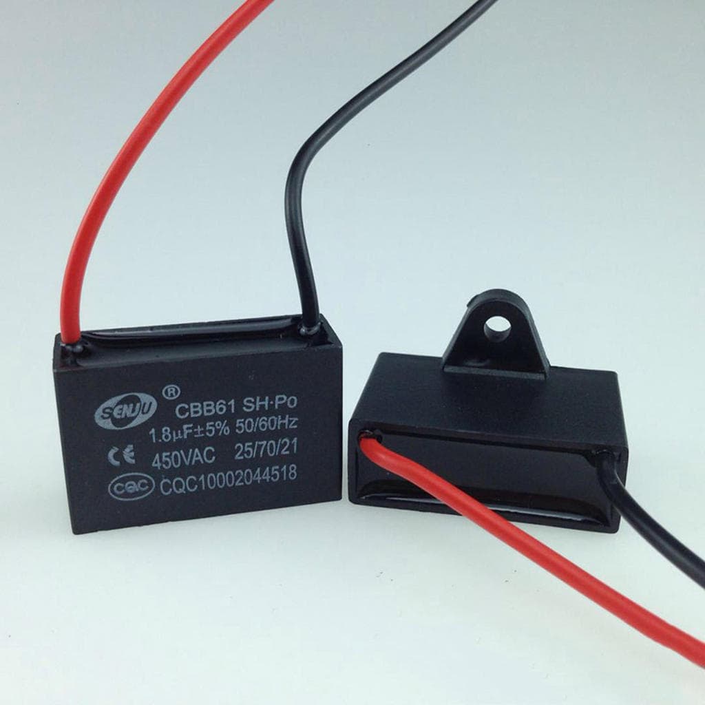 H·G คาปาซิเตอร์ พัดลม​ มีสายไฟ ตัวเก็บประจุ Capacitor คอนเดนเซอร์พัดลม CBB61 1.5uF/1.8/2.0/3.5uF อะไหล่พัดลม รูปที่ 7