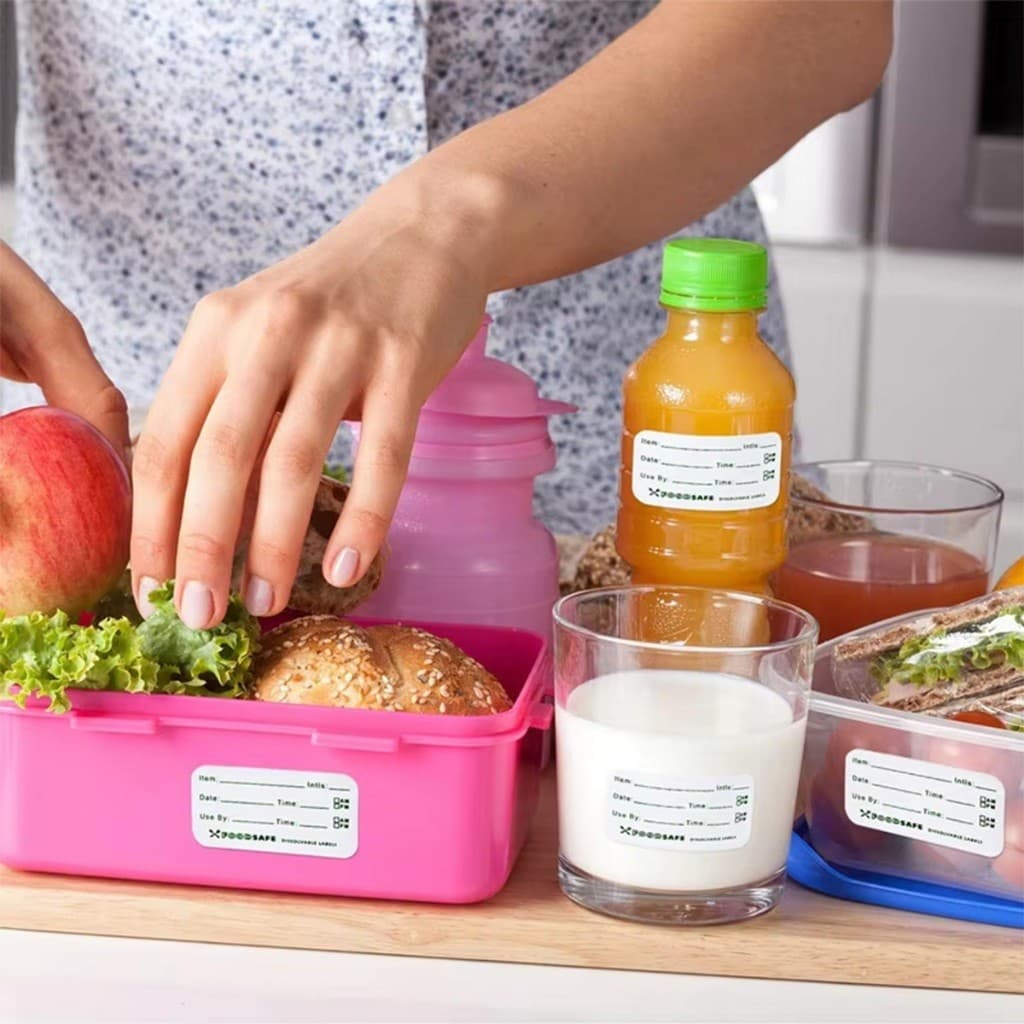 ของมาใหม่！500ชิ้น/ม้วน ฉลากสติ๊กเกอร์ Kitchen Sticker แสดงวันผลิต-วันหมดอายุ สำหรับตู้เย็นตู้แช่แข็งป้าย รูปที่ 7