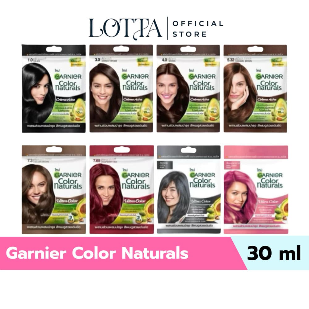 Garnier Color Naturals 30 ml. การ์นิเย่ ครีมเปลี่ยนสีผม รูปที่ 1