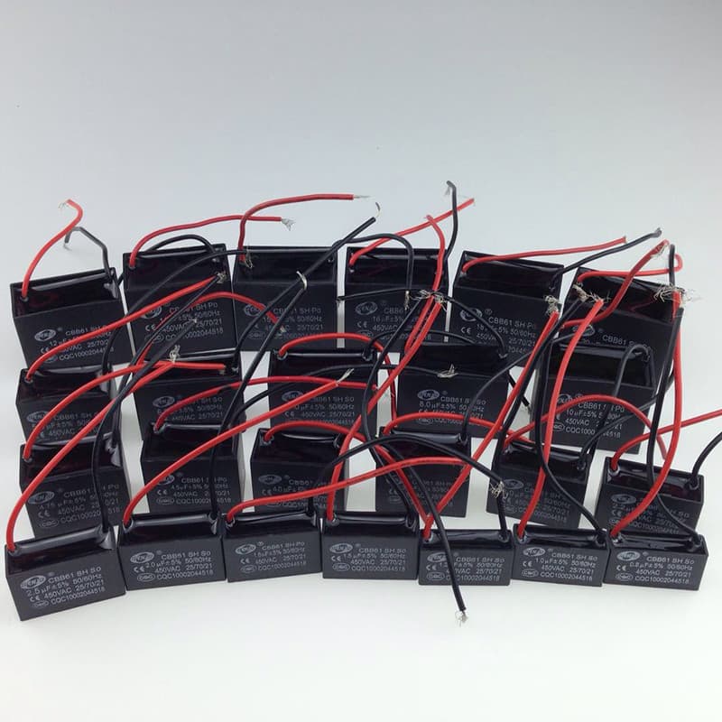 H·G คาปาซิเตอร์ พัดลม​ มีสายไฟ ตัวเก็บประจุ Capacitor คอนเดนเซอร์พัดลม CBB61 1.5uF/1.8/2.0/3.5uF อะไหล่พัดลม รูปที่ 4