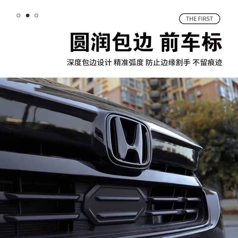 โลโก้ H หน้า-หลัง สีดํา 1 ชิ้น สําหรับ Honda Jazz City HRV Civic BRV GLOSSY BBA รูปที่ 6