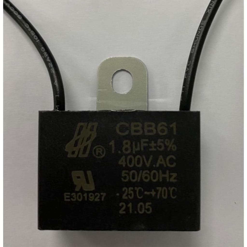 H·G คาปาซิเตอร์ พัดลม​ มีสายไฟ ตัวเก็บประจุ Capacitor คอนเดนเซอร์พัดลม CBB61 1.5uF/1.8/2.0/3.5uF อะไหล่พัดลม รูปที่ 8