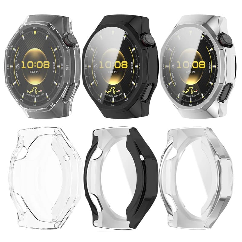 สำหรับ Huawei Watch GT6 Pro 46mm เคสนาฬิกา Huawei Watch GT6 Pro 46mm TPU กรณีป้องกันครอบคลุมเต็ม กรณีป้องกันรอยขีดข่วน รูปที่ 2