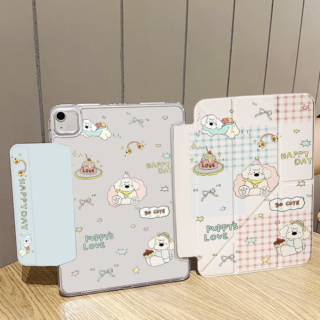 ส่งจากไทย เคสสำหรับไอแพด case ปกหนัง Gen10/11 Air4/5/6/7 M3 Mini6/7 Pro11 A16Y-พับสําหรับipadกรณี. รูปที่ 5