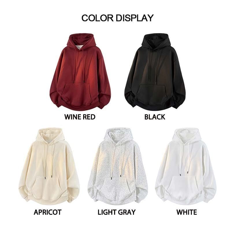 เสื้อกันหนาวผู้ชาย ยับยาก รีดง่าย ฤดูใบไม้ร่วงและฤดูหนาว Basic มีฮู้ดสวมหัว รูปที่ 8